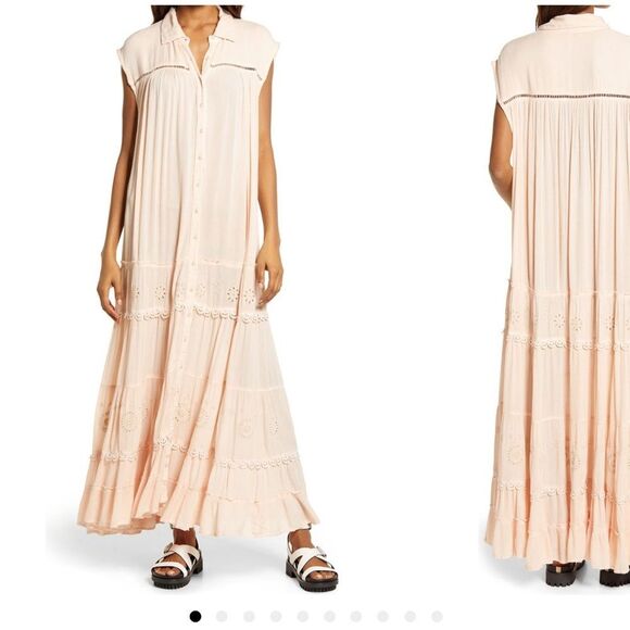 Free People Pretty Cozy Maxi - Picture 5 of 11
